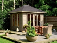 3.0 x 2.4m Lugarde Prima Michelle contemporary summerhouse