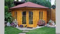 Bertsch Holzau - Penta6 300x300 corner summerhouse log cabin