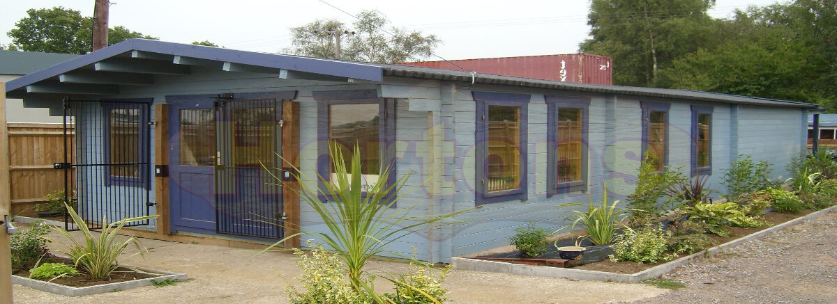 5m x 12m large log cabin