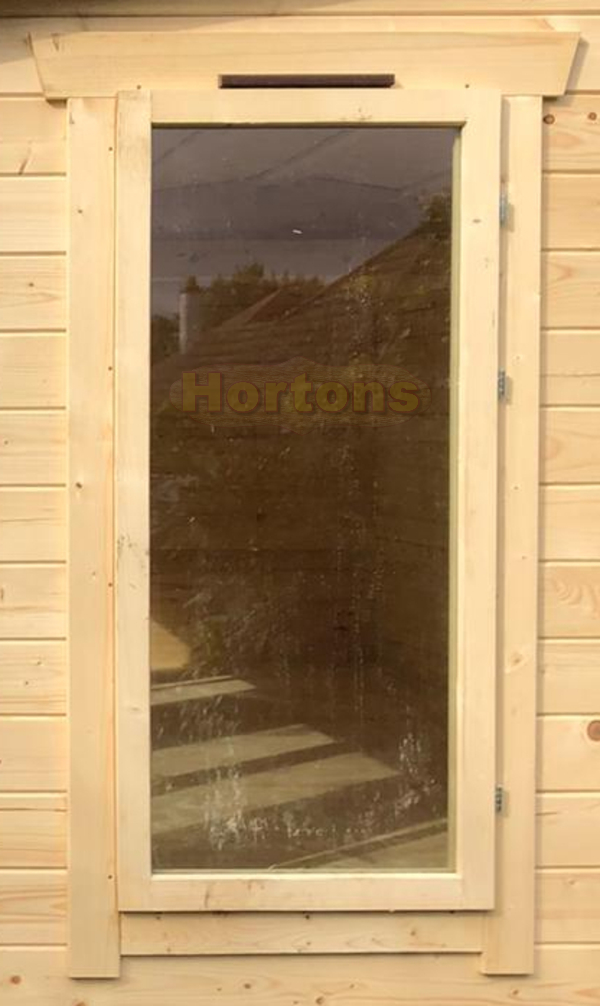 Log cabin windows for sale