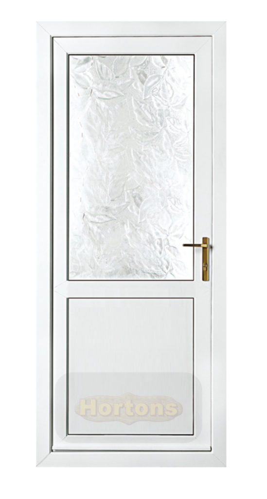 uPVC half glazed door