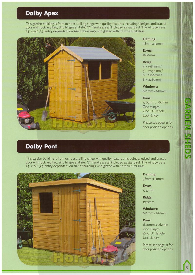 Shedlands Dalby garden sheds