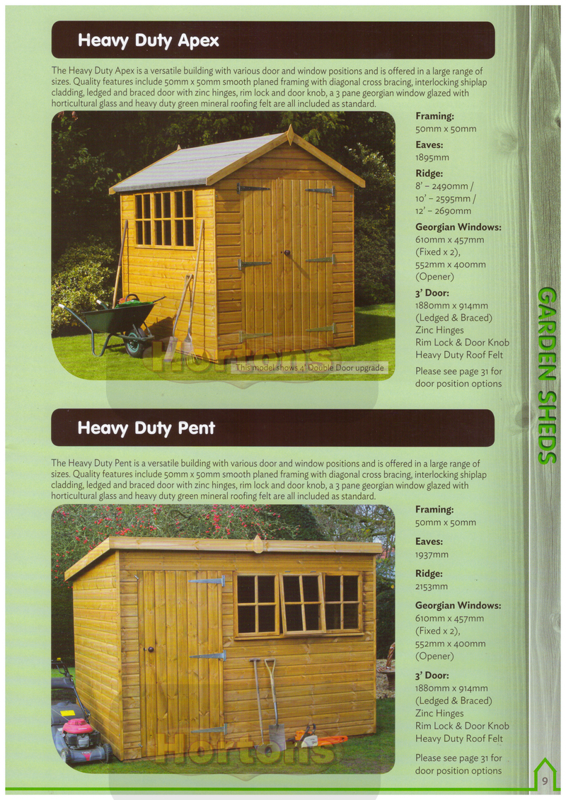 Shedlands heavy duty sheds
