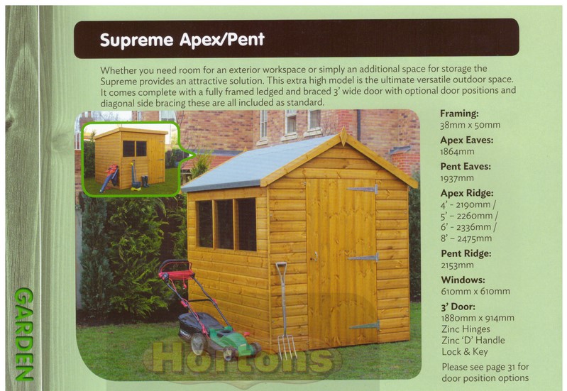 Shedlands Supreme garden sheds
