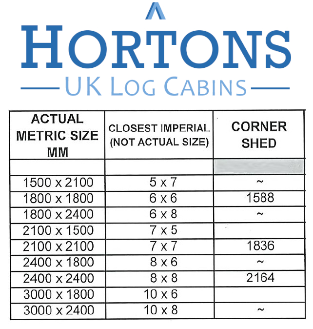 Pent roof corner sheds