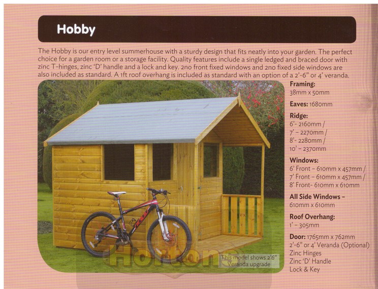 Shedlands Hobby Summerhouse