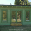 5x3m pent roof log cabin summerhouse front