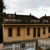 7.5m x 4.5m insulated log cabin on concrete base