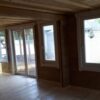 7.5m x 4.5m pent log cabin garden office internal