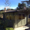 3m x 5m garden cabin factory painted installed