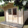 3 x 5 garden cabin with decked front