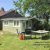3m x 5m garden cabin in garden