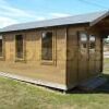 3x5 garden cabin on timber base