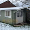 3m x 5m garden cabin installed on concrete base