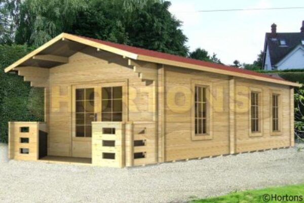3m x 7m log cabin graphic