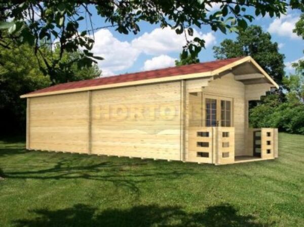 3m x 8m log cabin side wall graphic