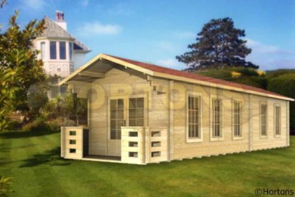 3m x 9m garden cabin graphic