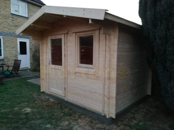 3 x 2.5 insulated garden cabin 2