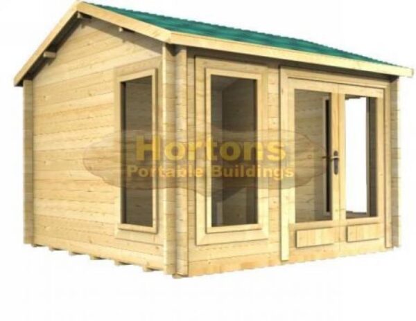3.5m x 3.5m log cabin graphic 3