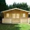 5m x 4m garden room with veranda
