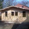 5x4m garden cabin installed on concrete base