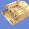 5m x 4m garden room 3D plan