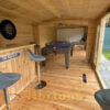 8.5m x 3.5m games room