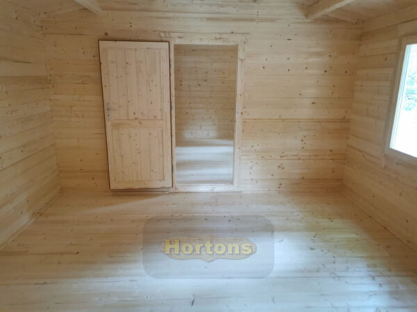 4x12m log cabin internal view 2