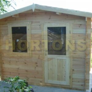 3x2m log cabin