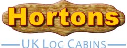 UK Log Cabins - standard or custom garden buildings logo