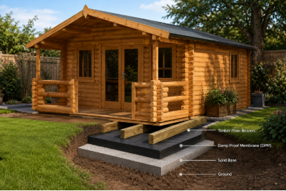 Damp Proof Membrane for Log Cabins: Why Your Base Matters