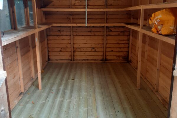 Shed floor replacement